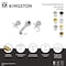 Kingston Brass Two-Handle Wall Mount Tub Faucet, Brushed Nickel KS7028BEX - alternate 2