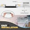 Nuwatt 4 Inch Black Canless Recessed Lighting LED Wafer Lights, Wet Rated, 2700K-5000K, 630LM, 12PK NW-P-DL-4-9W-5CT-BLK-12P - alternate 8