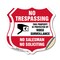 Signmission No Trespassing Sign This Property Is Pro, 18 inch X 18 inch, Vinyl Decal, 2PK SHI-D-2PACK-18-425 - alternate 1