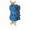 Leviton Straight Blade Receptacle, 5-20R, 20 A, 125V AC, Flush Mount, Self-Grounded M5362-SGB - alternate 1