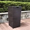 Crosley Palm Harbor Wicker Outdoor Trash Can CO7301-BR - alternate 7