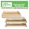 Ecoquality 1.5L Compostable Natural Sugarcane Bagasse With Lid Small Take Out Sushi Tray, 100PK EQ15LSUSHIWL-100 - alternate 5