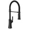 Delta Ermelo Single Handle Pull-Down Spring Kitchen Faucet Matte Black 18887-BL-DST - alternate 1