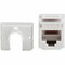 Eaton Tripp Lite Series Cat6a Keystone Jack - 4PPoE Compliant, 110/Krone, 568A/B, RJ45 Ethernet,  N238-001-WH-6A - alternate 3