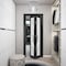 Sartodoors Sliding Closet Bi-fold Doors Planum 2102 Black Solid Core Modern Interior PLANUM2102BF-BLK-60 x 96 (2* 30x96) - alternate 5