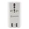 Lenmar Ultra-Compact All-in-One Travel Adapter with USB Port, White AC150USBW - alternate 4