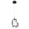 Euf Norah, Pendant, 13", Matte Black, Smoked Glass 50788-026 - alternate 5