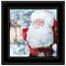 Homeroots Santa with Lantern 2 Black Framed Print Wall Art 406267 - alternate 1