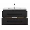 Cutler MILANO 36 in Wall Hung Vanity BLACKw/top (Modern Shaker) FV-BLACK36MS - alternate 4