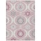 Homeroots 5' X 8' Pink Blush And Gray Medallion Washable Indoor Outdoor Area Rug 589633 - alternate 8