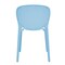 Homeroots Set Of Four Aqua Blue Heavy Duty Plastic Juvenile Chairs, 4PK 554668 - alternate 8