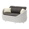 Homeroots 64" Gray Fabric Sofa 571365 - alternate 5