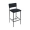 Bfm Seating Meghan Counter Height Stool, Grade 4 Upholstered Seat & Back - Steel Frame - Sand Black Finish JS33HM2137-2137SB - alternate 1