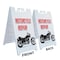 Signmission Motorcycle Repair, A-Frame & 2 Decals Installed, Heavy-Duty Plastic Frame SBHD-D-2436-Motorcycle Repair - alternate 4