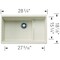 Blanco Precis Cascade Super Single, Soft White 527406 - alternate 3