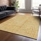 Homeroots 8' X 10' Gold And Ivory Geometric Washable Indoor Outdoor Area Rug 600825 - alternate 6