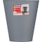 Hefty 2.3 Gal. Gun Metal Wastebasket HFT-672621-4 - alternate 4