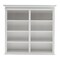 Homeroots 87" White Solid Wood Adjustable Four Tier Bookcase 397123 - alternate 10