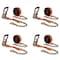 Mytee Products 2in x 30ft Orange Ratchet Strap with Chain Anchors - 4,000 WLL High Abrasion, 4PK RS230ACx4 - alternate 5