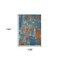 Homeroots 9' X 12' Navy Blue Orange And Ivory Abstract Washable Indoor Outdoor Area Rug 596882 - alternate 6