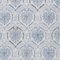 Homeroots 8' X 10' Gray And Denim Blue Medallion Washable Indoor Outdoor Area Rug 587659 - alternate 7