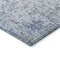 Homeroots 8' Sky Blue Charcoal And Ivory Round Abstract Washable Indoor Outdoor Area Rug 604555 - alternate 5
