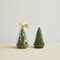Creative Co-Op Green Unscented Tree Shaped Candle XS4591 - alternate 2