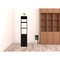 Homeroots 13" Black Laminate Display Stand With Four Shelves 477663 - alternate 3