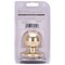 Prosource Dummy Knob, T3 Design, 1-3/8 to 1-3/4 in Thick Door, Brass, 65.7 mm Rose/Base T3740V-PS - alternate 3