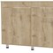 Homeroots 47in Natural Console Accent Cabinet With Three Shelves And One Drawer 488501 - alternate 5