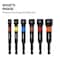 Klein Tools Magnetic Power Nut Setters, 4-Inch Shaft, 6-Piece 32946S - alternate 3