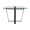 Homeroots 48" Clear And Black Glass And Iron Sled Base Round Top Dining Table 569433 - alternate 12