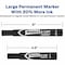 Avery Large Permanent Ink Markers, Chisel Point, Yellow Ink PK AVE08882 - alternate 2