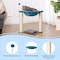 Simple Deluxe Cat Scratching Post for Indoor Cats, Small Cat Tree Tower with Hammock Wooden Interactive Track Bal PTCATTREE18NAY - alternate 5