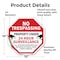 Signmission No Trespassing Property Under 24 Ho, 10 Inch X 10 Inch, Vinyl Decal OC-D-10-98 - alternate 2