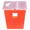 Dealmed Sharps Container 8 Gallon Hinged Lid Red 781988 - alternate 2
