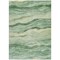 Homeroots 10' X 14' Green Striped Washable Indoor Outdoor Area Rug 608117 - alternate 6