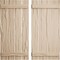 Ekena Millwork Rustic Four Board Spaced Board-n-Batten Riverwood Faux Wood Shutters, 23 1/2W x 32H, PR SHUBSS23X32RWPR - alternate 1