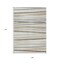 Homeroots 9' X 12' Ivory And Gray Striped Washable Indoor Outdoor Area Rug 597335 - alternate 6