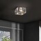 Jonathan Y Grayson 8" 1-Light Farmhouse Industrial Square Iron/Glass Case LED Flush Mount, Chrome JYL9553B - alternate 8