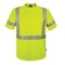 Reflective Apparel ANSI Type R Class 3 Short Sleeve T-Shirt with 3M Scotchlite Comfort Trim 104CT-LM-4T - alternate 1