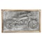 Homeroots 23" X 39" Gray and Brown Wood and Metal Wall Decor 489482 - alternate 5