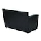 Office Star Loveseat, 29-1/4" x 32", Upholstery Color: Black SL2912S-U6 - alternate 3