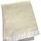 Homeroots 55" X 70" Linen And White Cotton Blend Herringbone Throw Blanket with Fringe 702221 - alternate 4