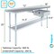 Amgood 18 in. x 72 in. Stainless Steel Table With Drawer AMG WT-1872 + DRAWER-1514-Z - alternate 4