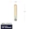 Bulbrite LED Filament 5w Dimmable 7.5 Inch T9 Light Bulb (E26) Base - 2100K (Amber Light), 250 Lumens, 4PK 862770 - alternate 4