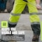 Pioneer Men Ripstop Pant, Green, XL, XL, Black, Hi-Vis Yellow, 300 Denier PU-Coated Ripstop Polyester V1200461U-XL - alternate 4