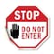Signmission Stop Do Not Enter, 18 Inch X 18 Inch, Vinyl Decal OC-D-18-46 - alternate 1