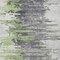 Homeroots 9' X 12' Green And Silver Abstract Washable Indoor Outdoor Area Rug 582390 - alternate 6