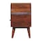 Homeroots 24" Brown Solid Wood Oval One Drawer Nightstand 651869 - alternate 6